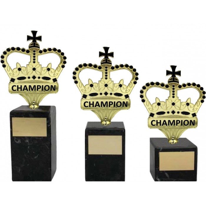 MARTIAL ARTS METAL TROPHY - 3 SIZES 